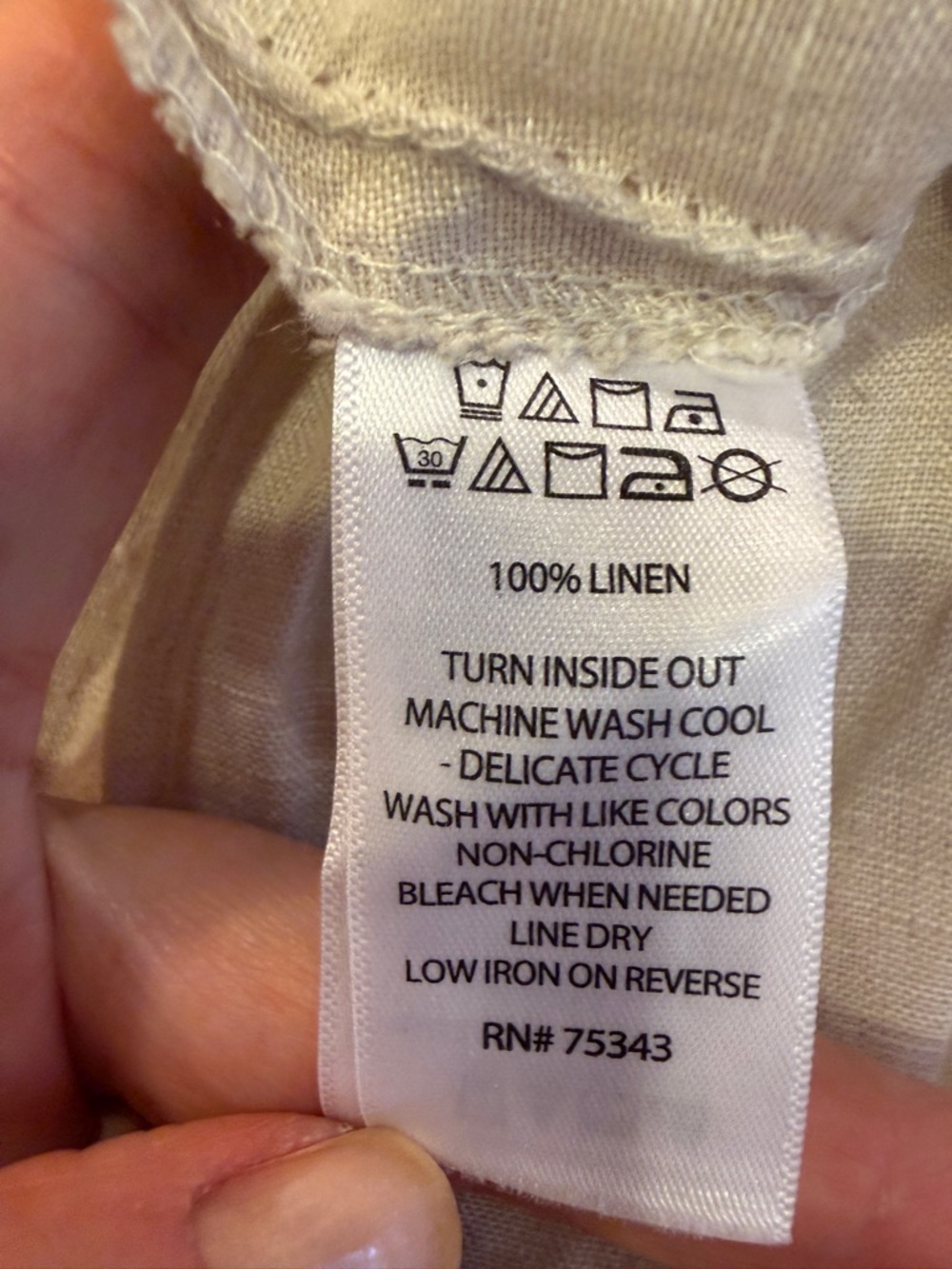 St. Tropez Women’s Linen Classic Lagenlook Button-Front Maxi Skirt sz XL - Picture 9 of 10